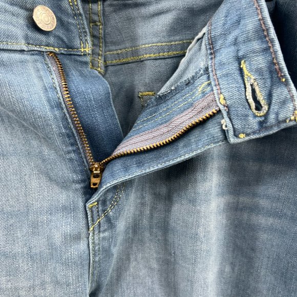 Signature by Levi Strauss Blue Denim Capris - Picture 3 of 15